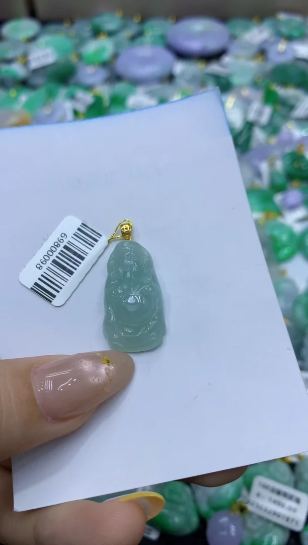 颈饰未镶嵌翡翠天然缅甸翡翠A货