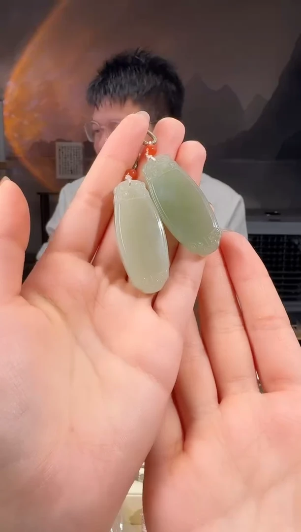 颈饰未镶嵌和田玉无事牌多样性发其一