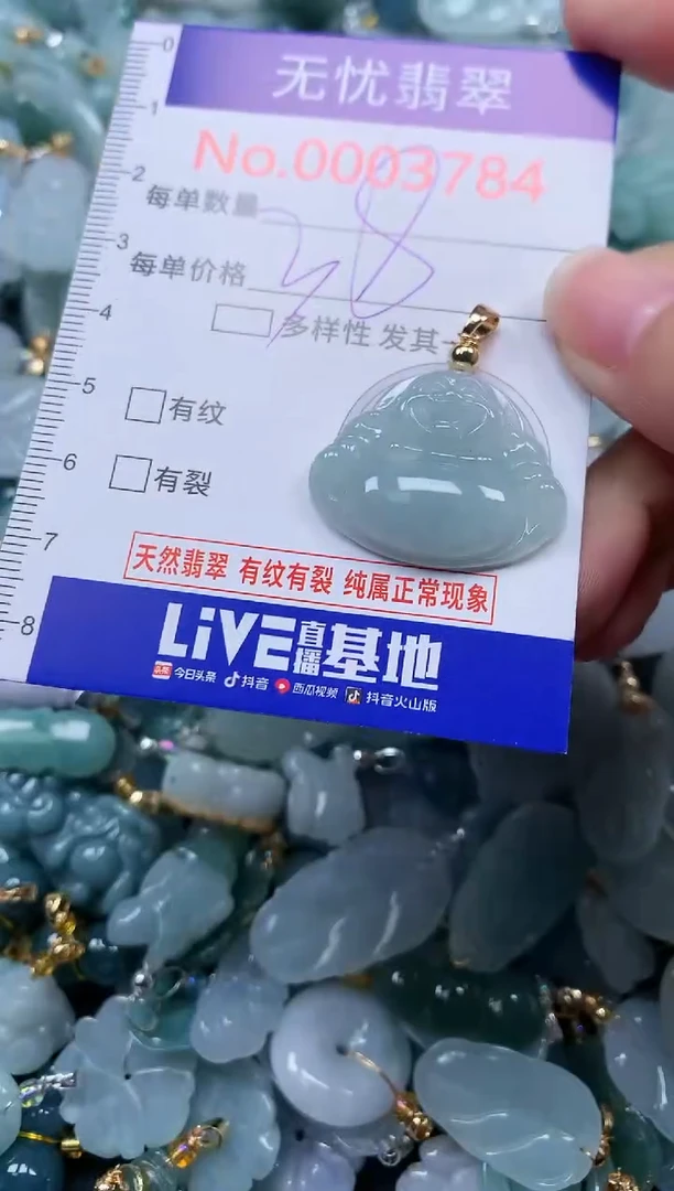 颈饰未镶嵌翡翠3784