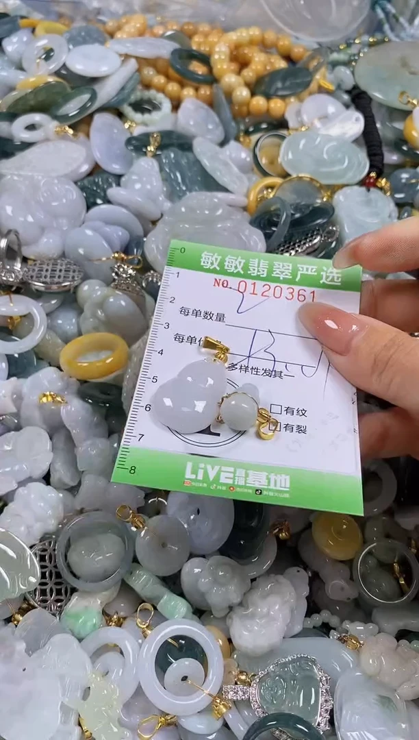 【闪购商品】翡翠颈饰未镶嵌闪购0120361多样性发其一