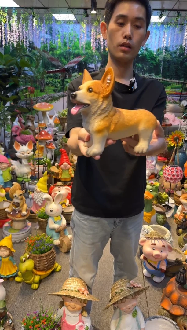 无花朵花园庭院摆件&00&