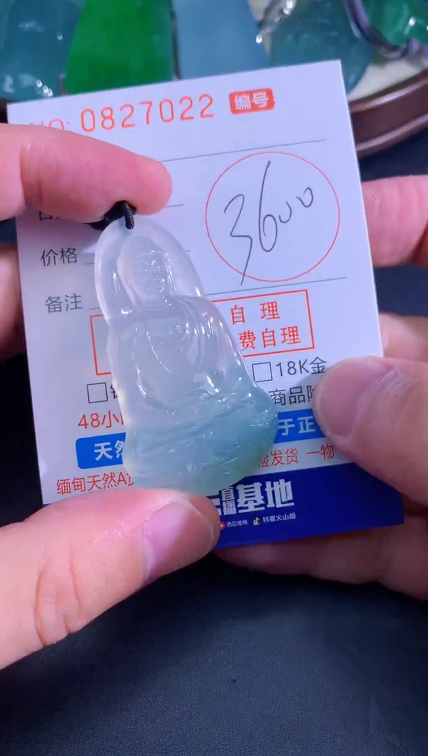 颈饰未镶嵌翡翠天然A货翡翠