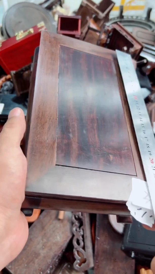 木开天窗中底座花架摆件处理335