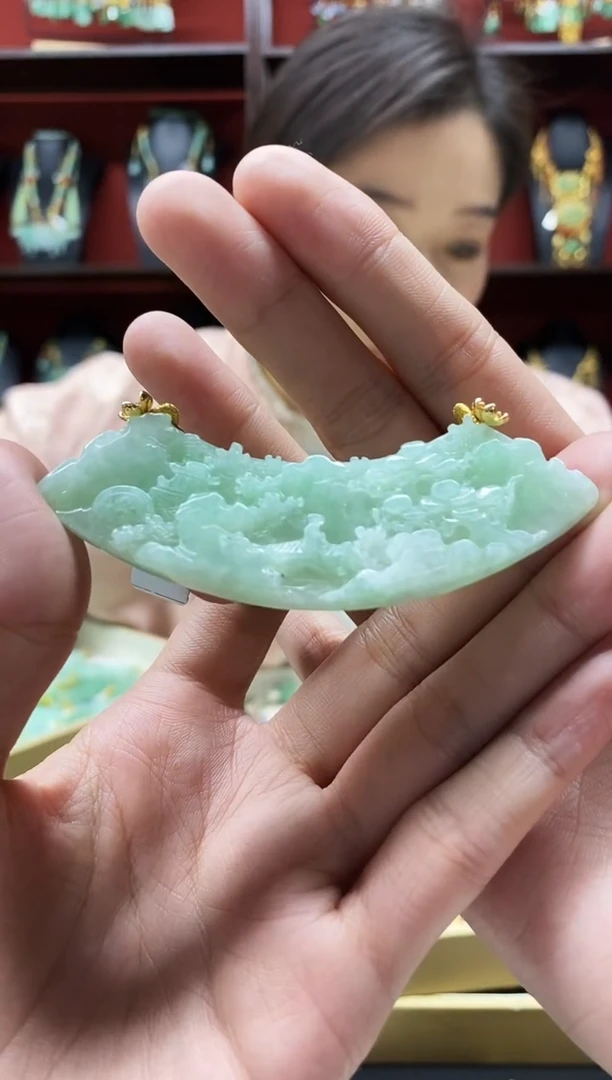 颈饰未镶嵌翡翠翡翠吊坠