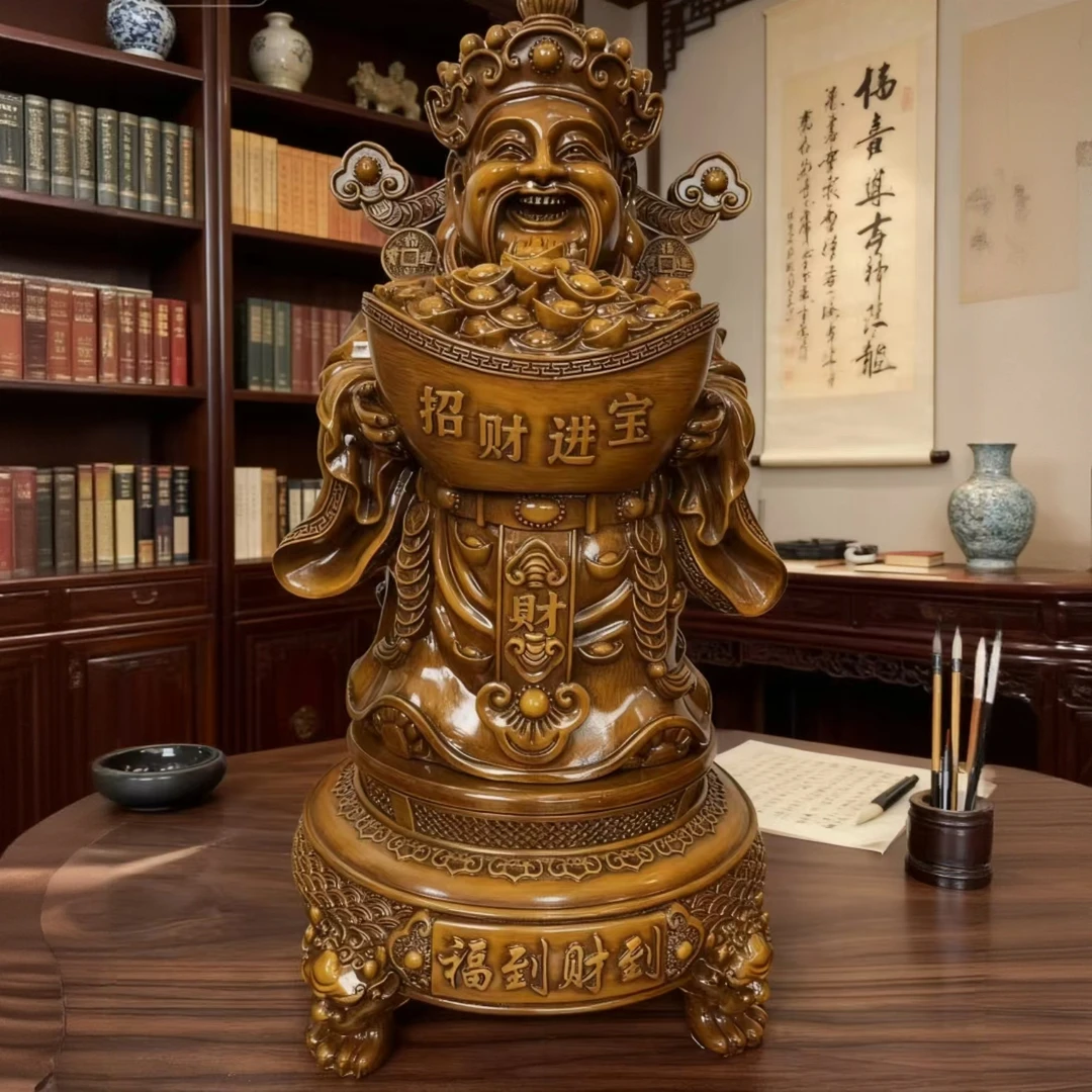 财神爷居家公司前台送礼工艺摆件