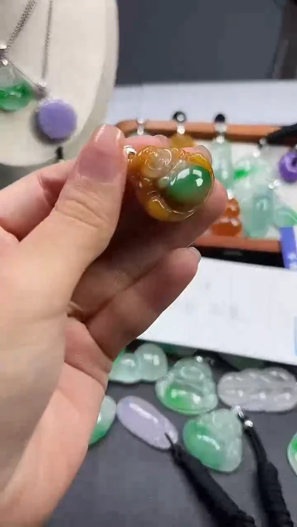 颈饰未镶嵌翡翠  所见即所得 一图一物