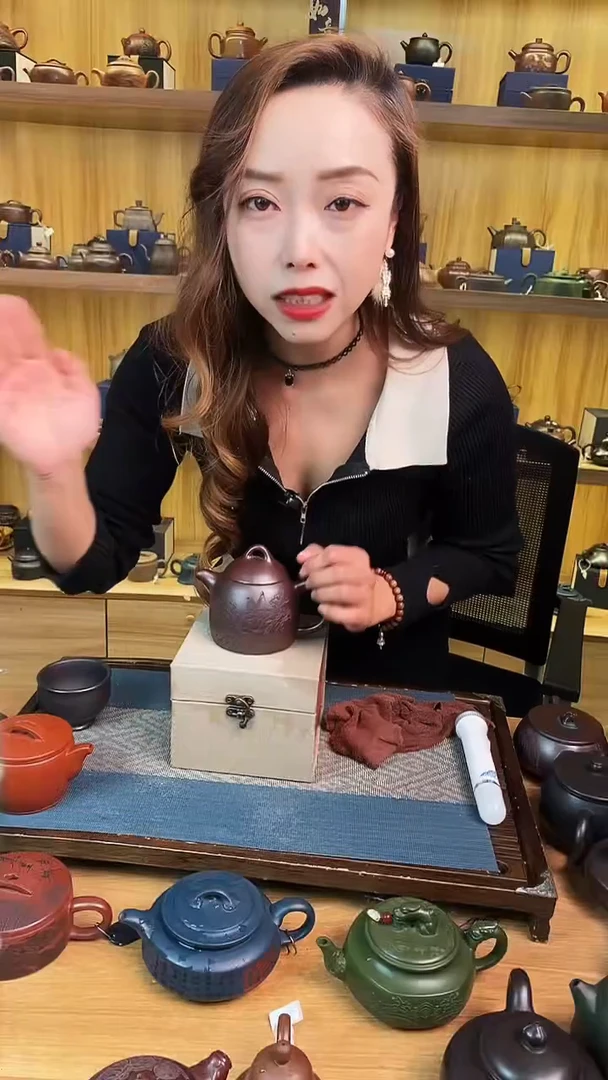 【闪购商品】紫砂茶壶石红秦权紫砂壶