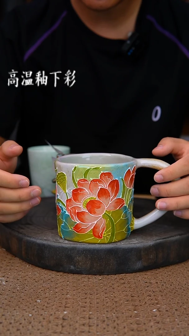 釉下彩32手工高温陶瓷