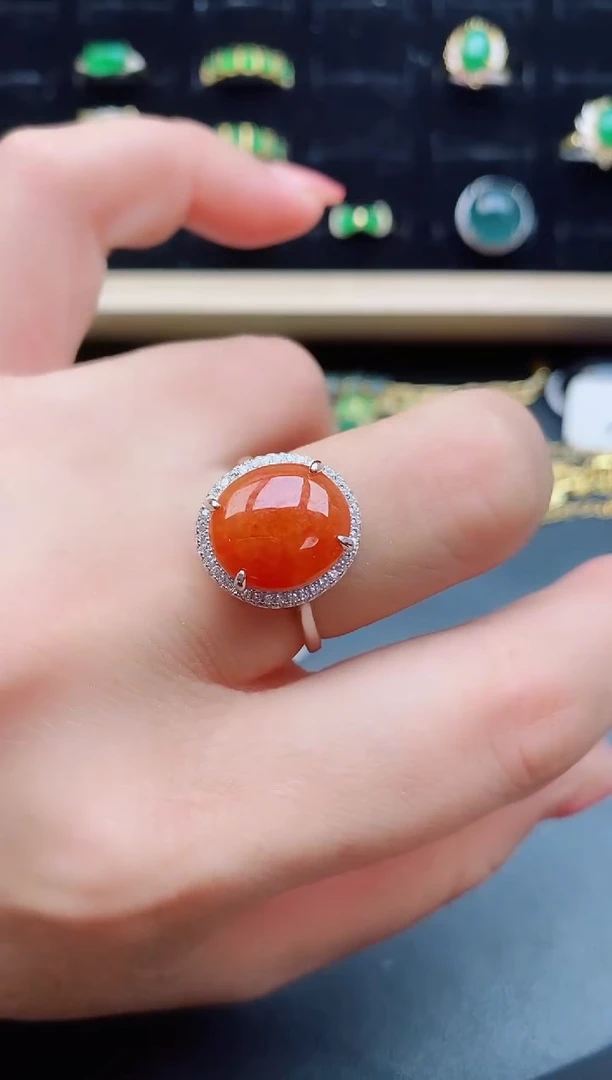 【闪购商品】翡翠戒指银S925镶嵌1212