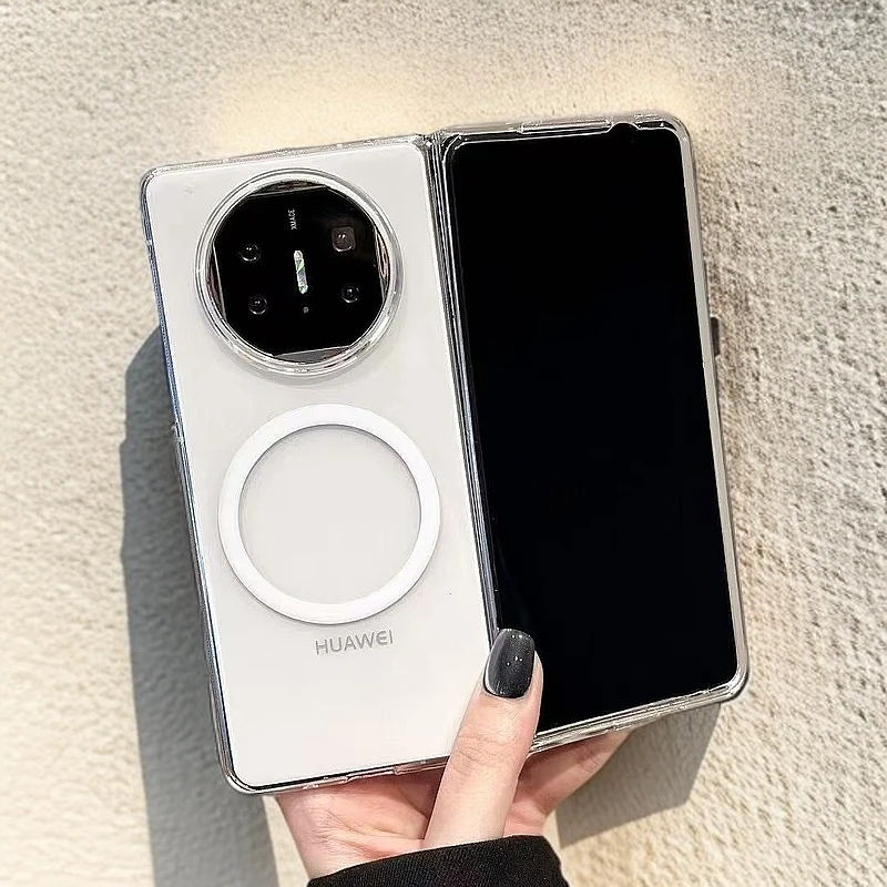 适用华为matex6手机壳新款磁吸硬壳x5典藏版透明不发黄高级感防摔