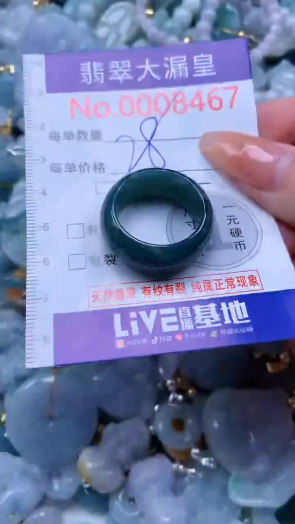 翡翠未镶嵌吊坠(不含链)8467
