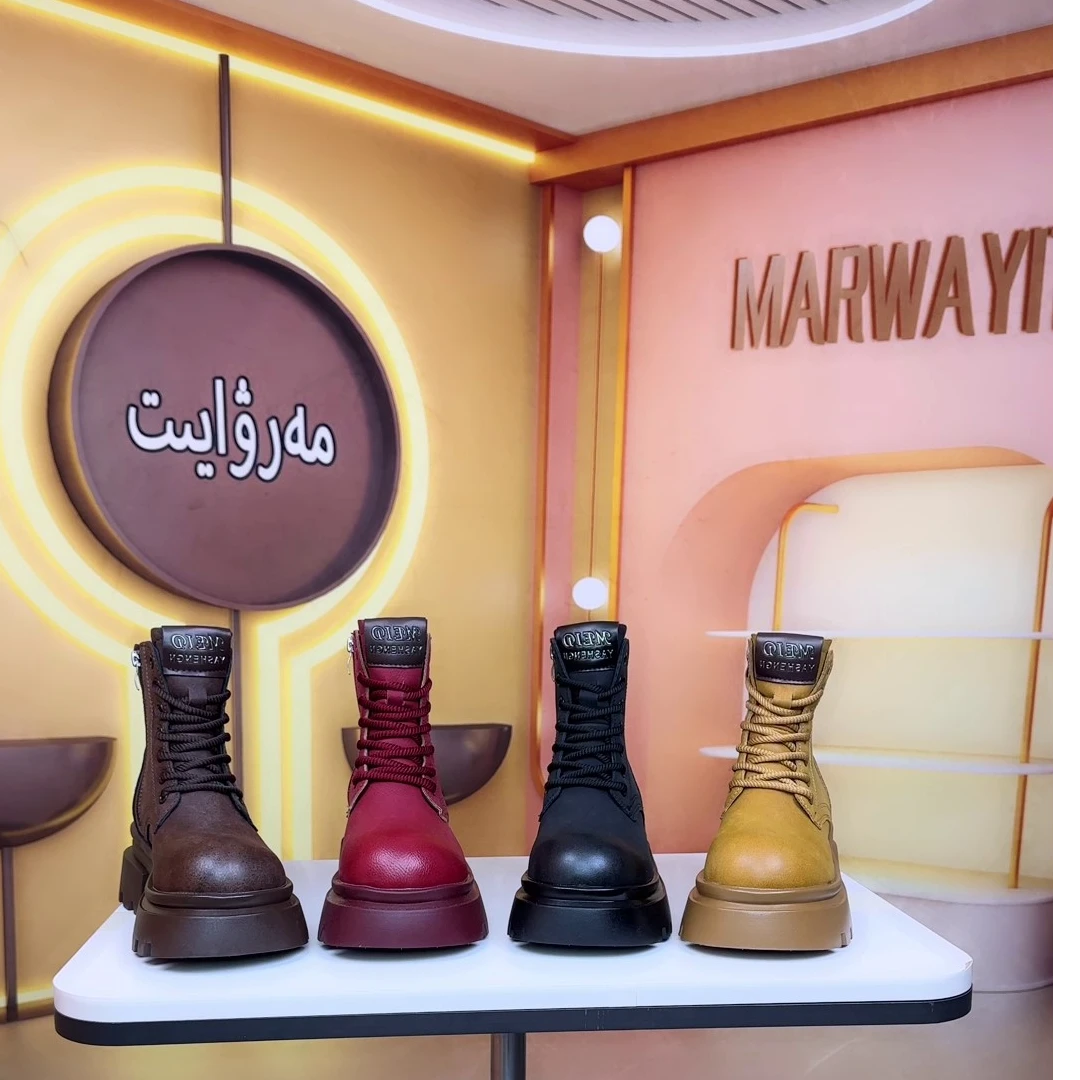 时尚马丁靴x保暖加绒加厚新疆包邮2024新款网红爆款圆头英伦风