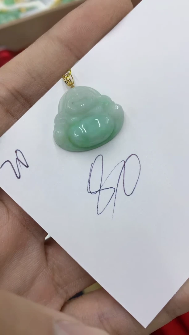 【闪购商品】翡翠颈饰18K金镶嵌号链接111111