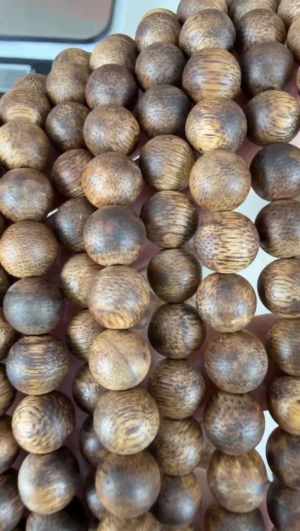 沉香沉香碎屑049沉香乌身圆珠多圈卡8/19克多样性发其一