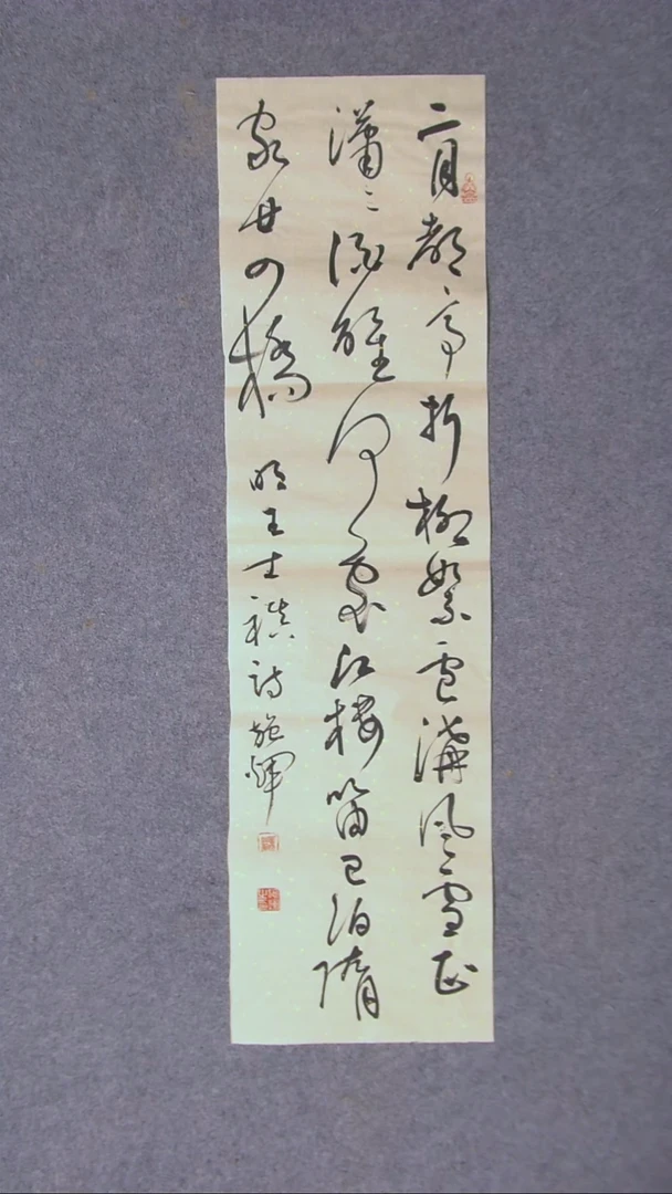 书法施辉 江西新余89*23尺寸