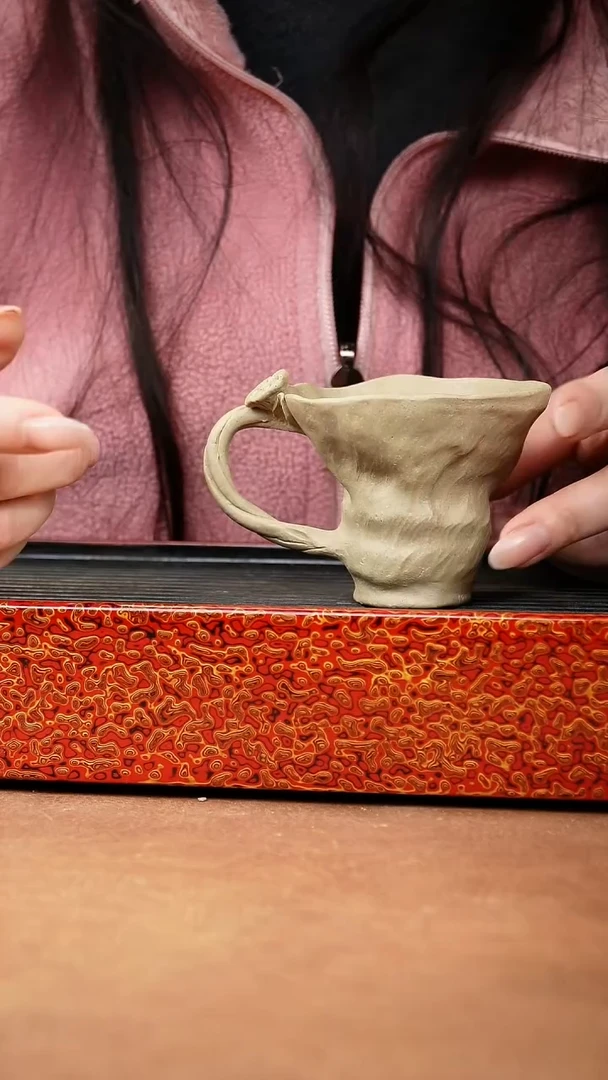 【闪购商品】紫砂杯子本绿手捏主人杯