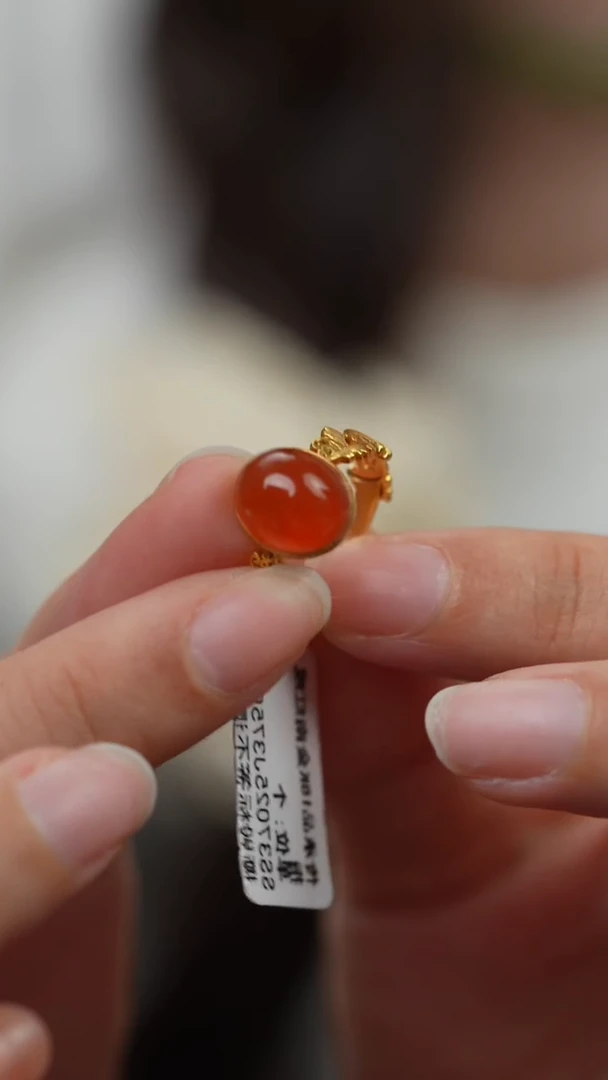 未镶嵌C43（多样性发一件）南红玛瑙戒指