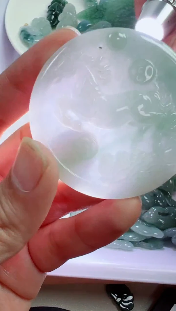 散珠翡翠285号链接，A货翡翠