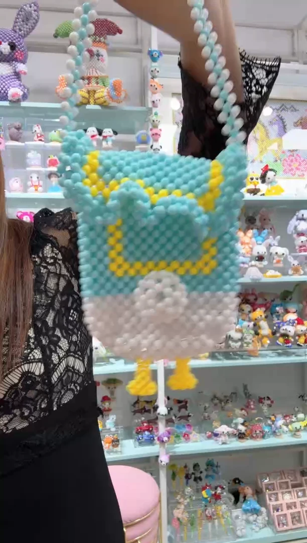 亚克力1194卡6糖果珠屁屁鸭材料包1套蓝色