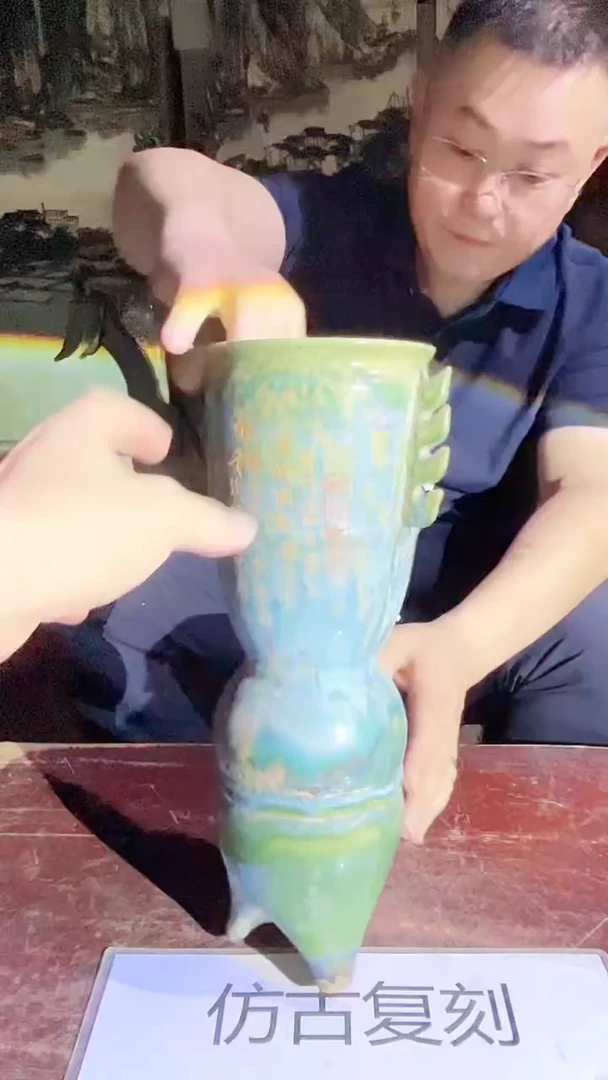 摆件景德镇陶瓷流水44