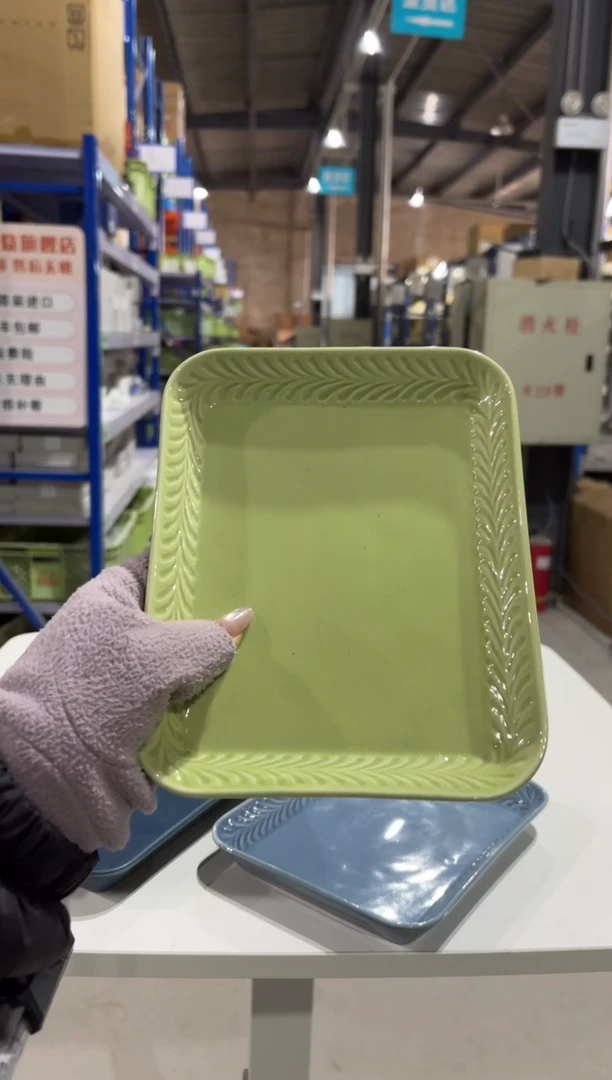 玻璃纸样品微瑕未加耐热材料版长方盘