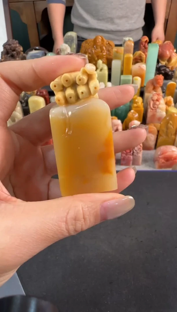 【闪购商品】青田石印石0354编号编号