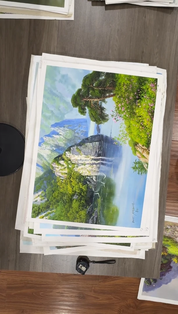 油画【58号】约50*70cm丨朝鲜原创纯手绘孤品油画丨顺丰包邮