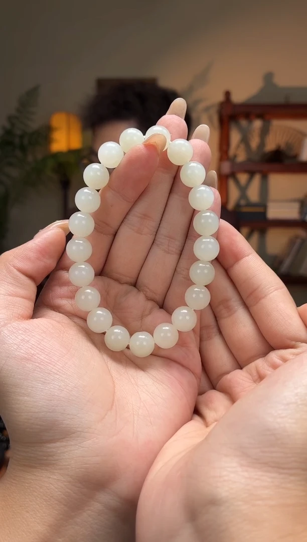 未镶嵌手串和田玉10圆