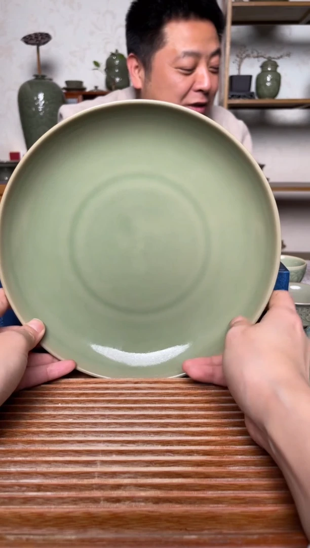 【闪购商品】其他耀州窑素面大赏盘