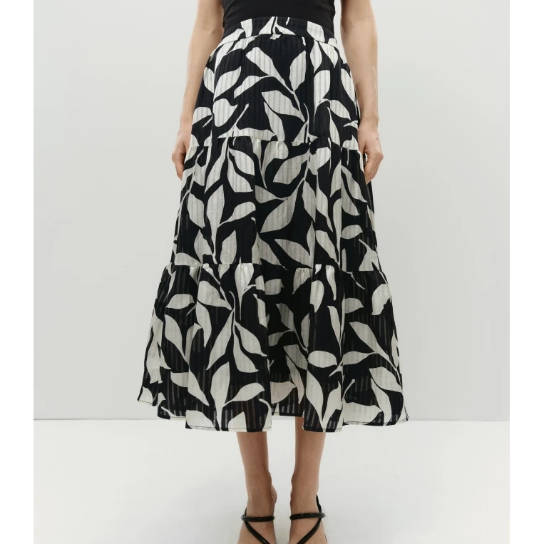 【粉丝专享】FINITY 真丝半身裙新品桑蚕丝短裙蛋糕裙 F51AC1241Q