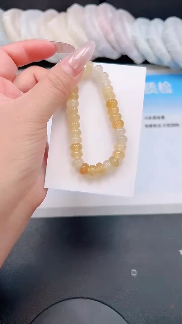 合金手链石英质玉黄龙手链