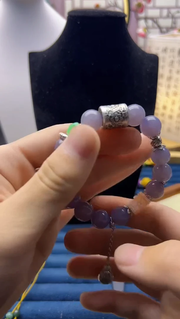 【闪购商品】和田玉手链银S925镶嵌S67