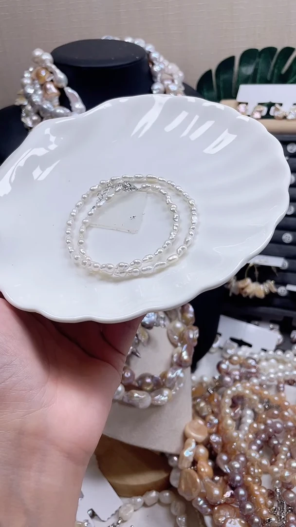 未镶嵌项链淡水珍珠【纯恬饰品】