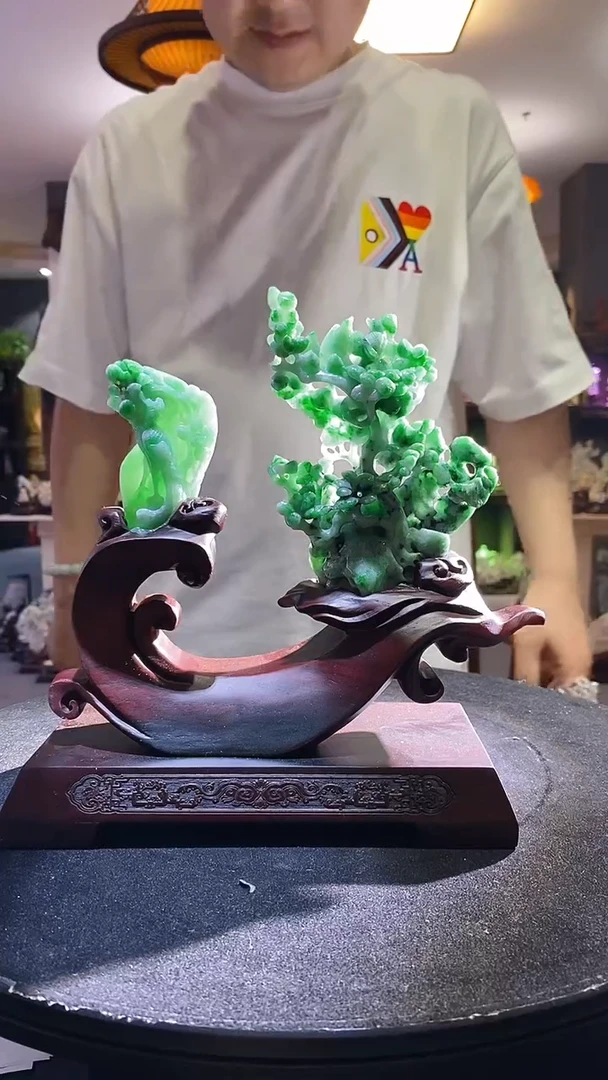 【闪购商品】定制翡翠未镶嵌03/0303/W/花