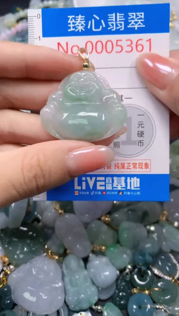 吊坠(不含链)未镶嵌翡翠5361