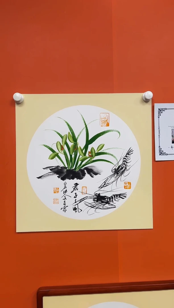 【闪购商品】国画君子之风50*50带框