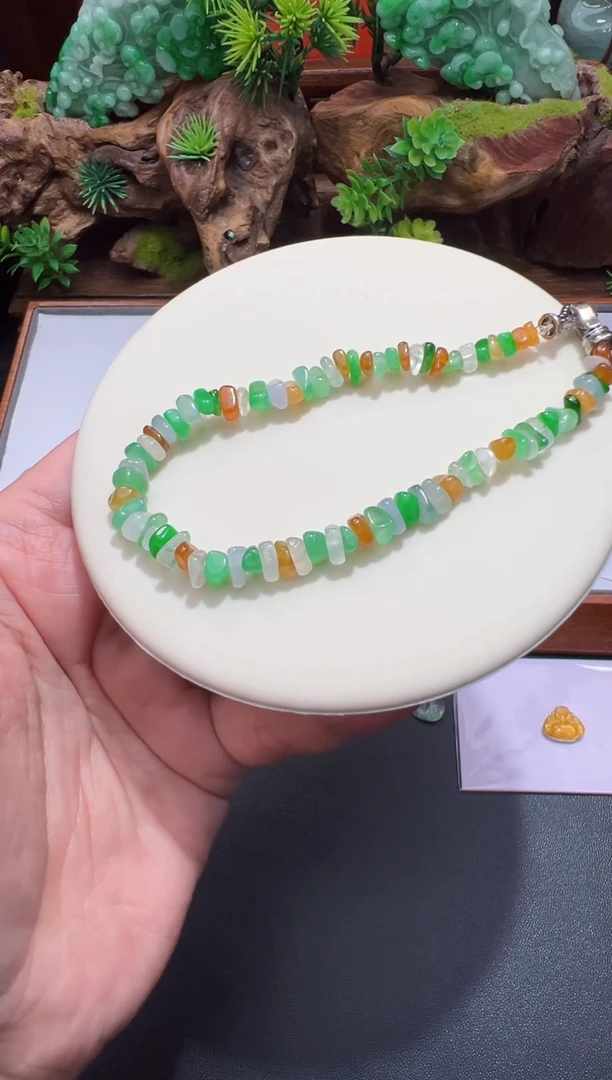 未镶嵌手链翡翠6mm单圈