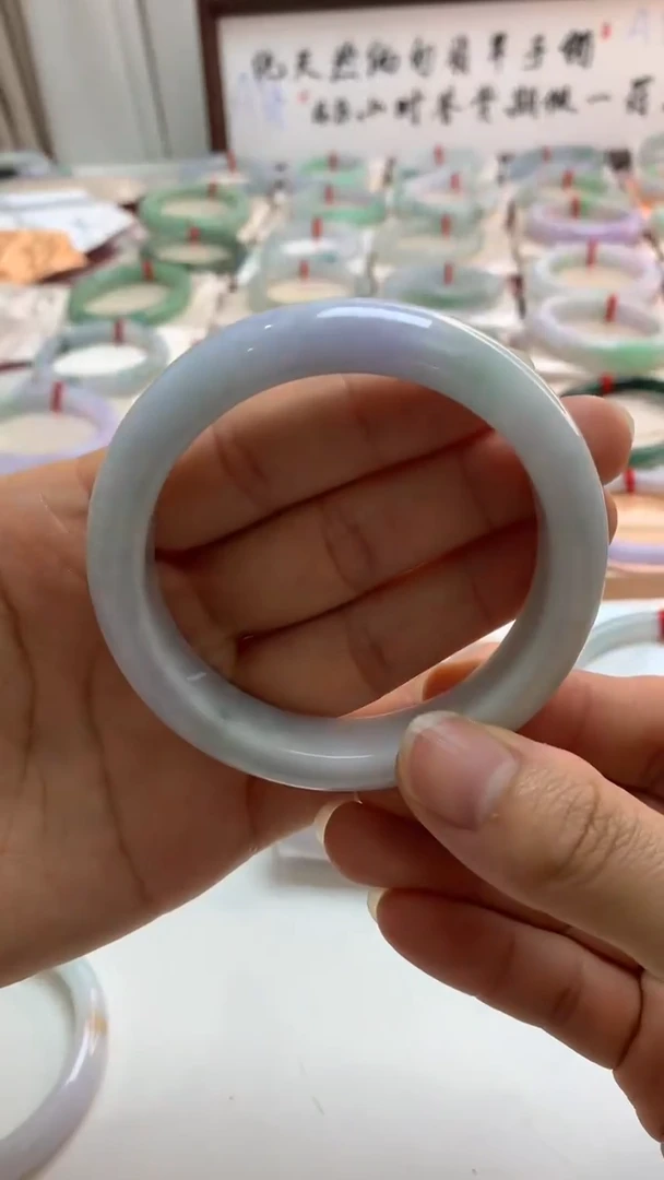 未镶嵌手镯翡翠56.9紫色