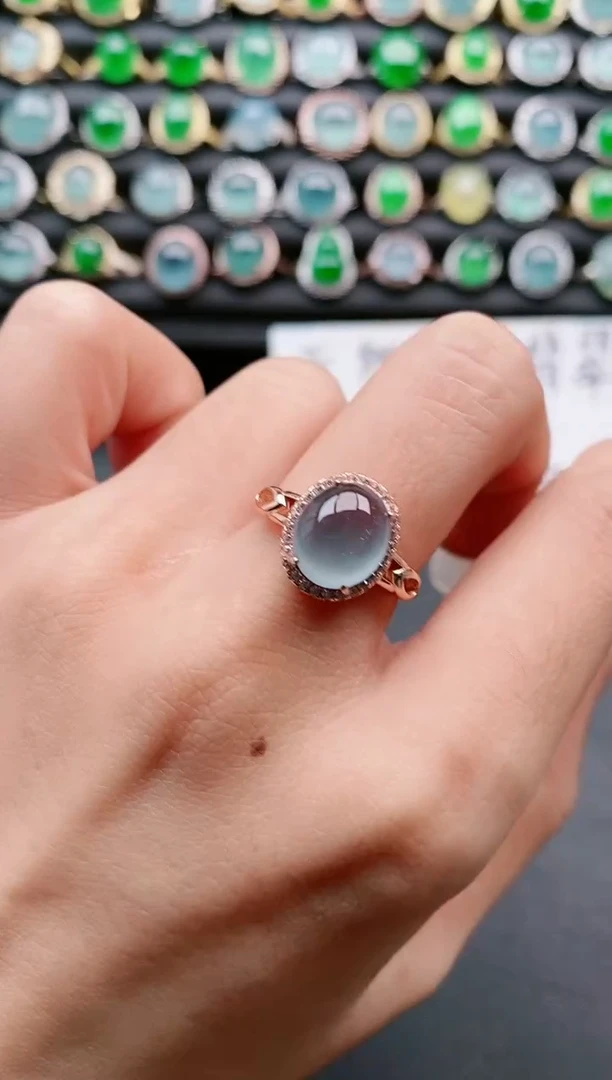【闪购商品】翡翠戒指银S925镶嵌1111111111