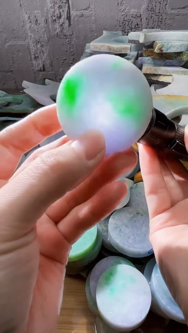 裸石翡翠天然翡翠A货古 南 424