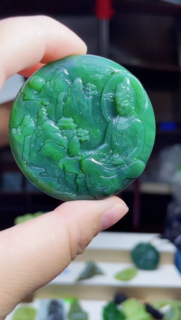 和田玉未镶嵌颈饰1