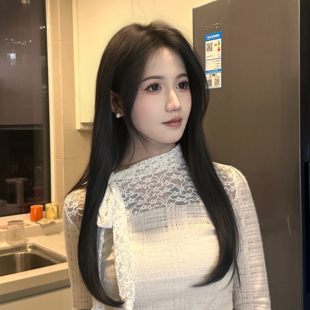 【代代专属·直发】整顶假免发网氛围感长直发修颜增加发量