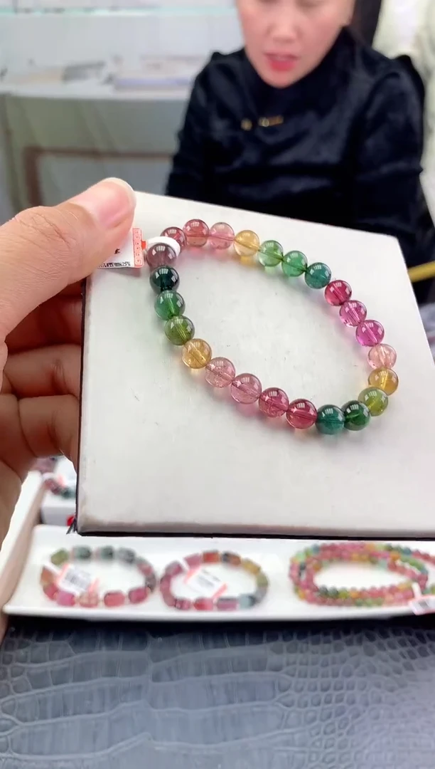 未镶嵌手串碧玺多样性发一条