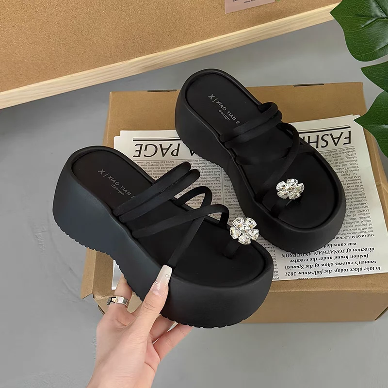 诗涵家 7厘米时尚人字拖6888