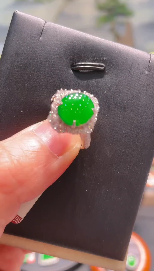 翡翠银S925镶嵌颈饰翡翠6
