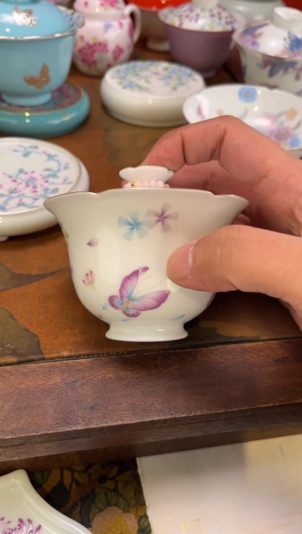 景德镇纯手绘陶瓷茶具