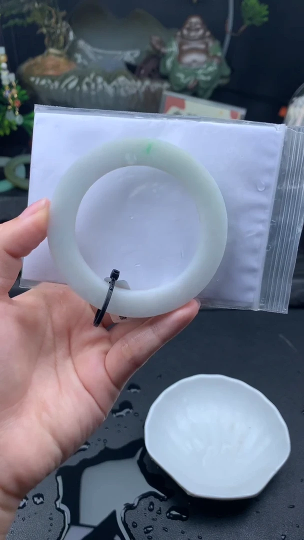 定制翡翠手镯定制未镶嵌美人条