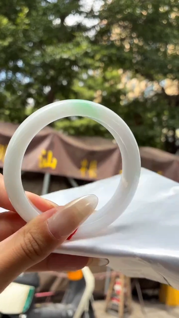 未镶嵌翡翠手镯定制翡翠57.58.59正圈/意向金3.8w