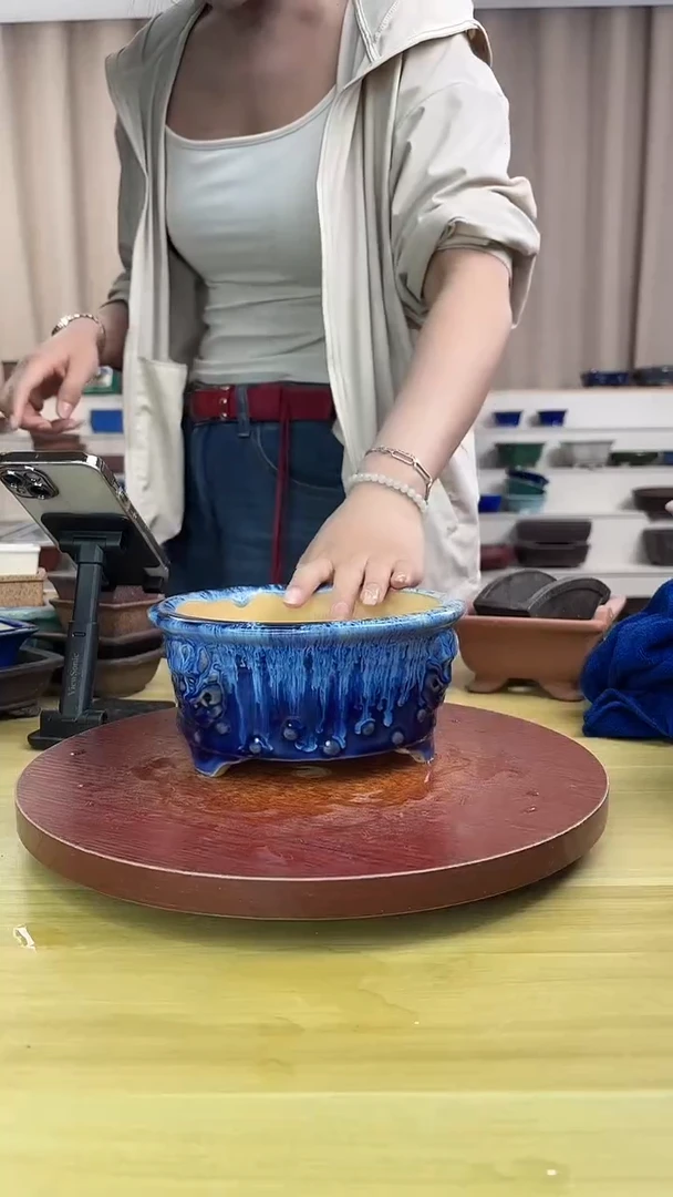 紫砂花盆紫砂花盆  微瑕