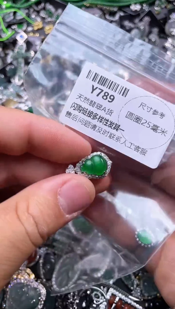 【闪购商品】翡翠颈饰未镶嵌Y789吊坠